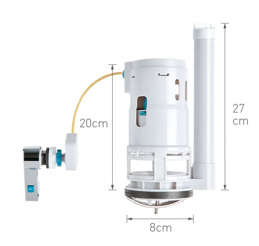 大孔型旁壓二段式落水器TP3510 - OVOtoilet 京典衛浴｜新世代衛浴首選品牌